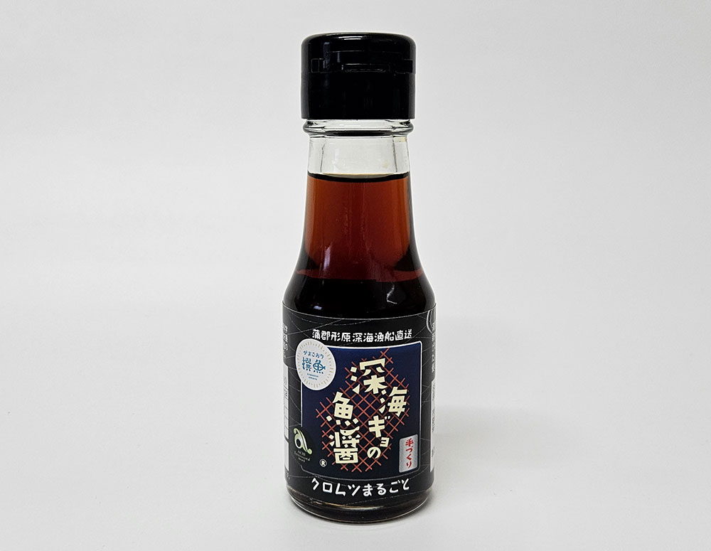 深海ギョの魚醬「クロムツ」竹島水族館にて好評発売中です。